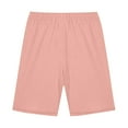 thumbnail image 6 of Juslio Shorts for Women Fashion Sporty Casual Breathable Linen Drawstring with Pockets Pink Shorts, 6 of 9