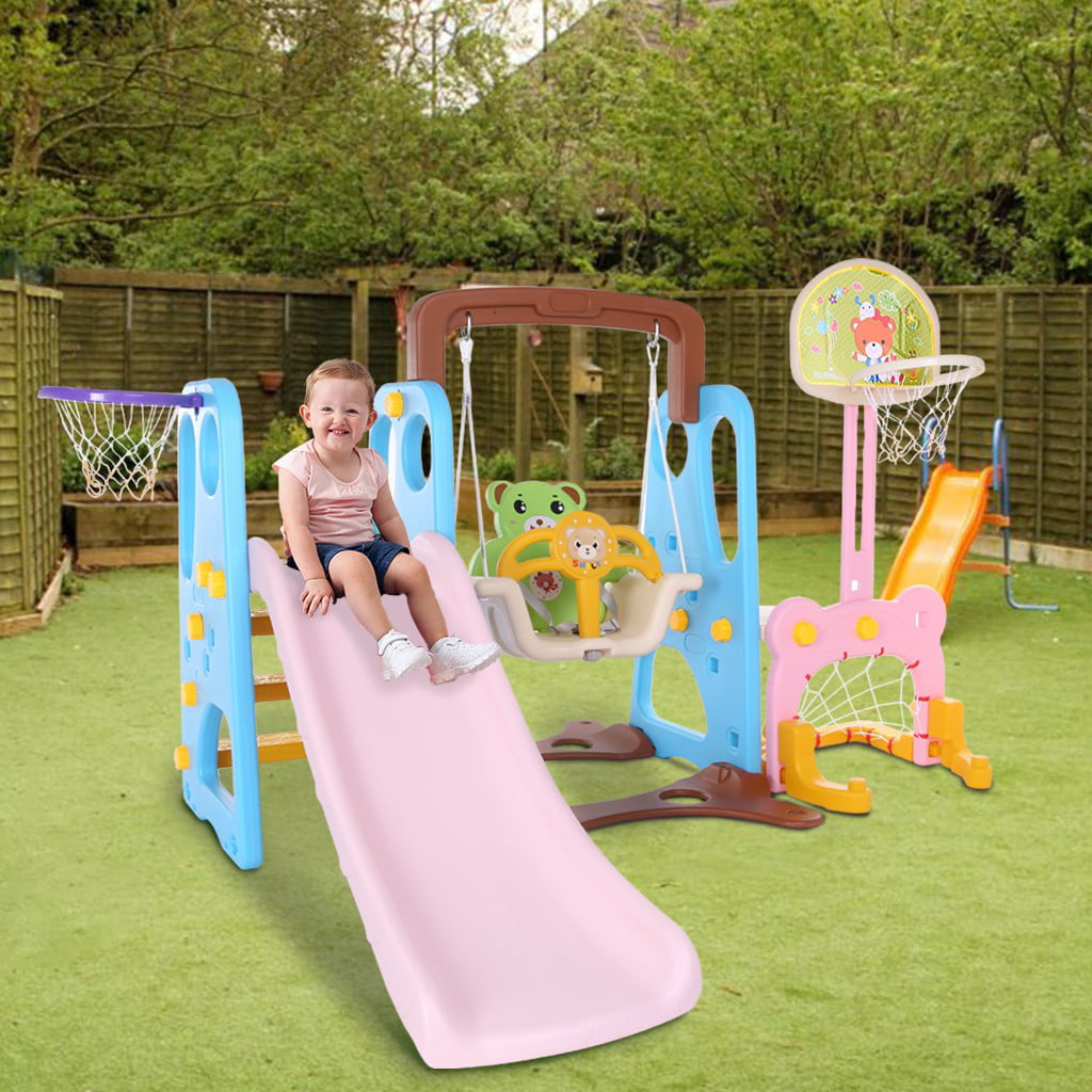 Children's Wavy Water Slide -Over 6ft 6.5ft Pink NEW -Unicorn Big Splash Fun 