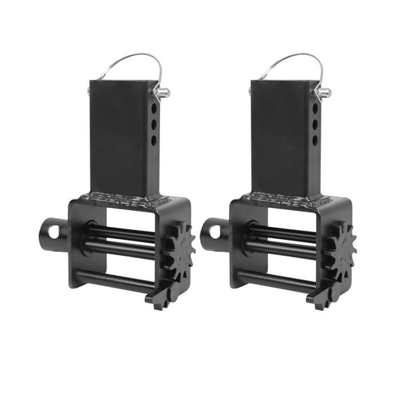 2 Pack Trailer Stake Pocket Winch, Heavy Duty Trailer Stake D Ring for Trailer with Standard Size Winch Bar