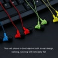 thumbnail image 3 of Phone Music Wired Earphone In-ear Headphone Wire Control Cellphone Phone wired headset Wired 3.5mm Plug Earbuds Headset, 3 of 9