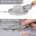 thumbnail image 5 of Mosquito Net Hat with Hidden Netting UPF 50+ Sun Protection, 5 of 9