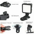 thumbnail image 3 of Innotech Sc Selfie Light w/ 3 Cold Shoe Mounts, Dimmable Video Conference/Vlogging/Photography/Video Recoarding/Live Streaming, Clip On Lighting Kit for Phone/Tablet/Laptop/Camera, 3 of 7