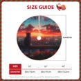 thumbnail image 2 of Sikiie Cat Watching City Sunset Christmas Tree Skirt, Christmas Tree Decorations, Christmas Decor, Tree Mat Decoration(30-48IN)-36", 2 of 6