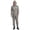 Grey, variant on Men's Reflective Strips High Visibility Coveralls for Men Water Resistant Long Sleeve Hooded Jumpsuit Grey M