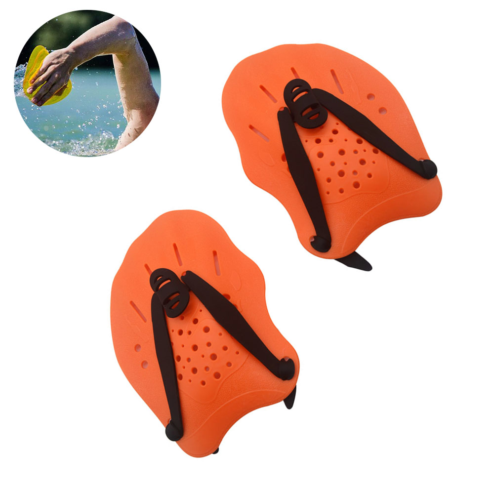 Swim Paddles Hand, Training Hand With Adjustable Straps, Swimming For