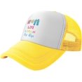 thumbnail image 1 of Life is Better in Flip Flops Mesh Back Trucker Cap Baseball Cap, 1 of 8