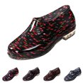 thumbnail image 5 of NexTorq Womens Rain Boots Camouflage Ankle Rainshoes Clear Pattern Waterproof Footwear Low Top Mud Shoes Printed Rubber Slip on Wellies Lightweight Comfort Slip Resistant Outerwear for Rainy Days, 5 of 5
