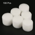 thumbnail image 3 of Uxcell 100pcs Hydroponic Sponges, 1" Growing Media Cylindrical Sponges for Home Vegetable Flower Planting, White, 3 of 5