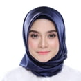 thumbnail image 5 of Cheers.US Headscarf ,Women Headscarf Square Soft Imitation Silk Solid Color Scarf Head Wrap Shawl for Daily Life, 5 of 5