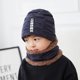 thumbnail image 4 of Conjunto de gorro y bufanda con forro polar para niños y niñas, gorro de punto cálido de invierno, 5, 6, 7, 8, 9, 10, 11 y 12 años, envío gratuito, 4 of 4