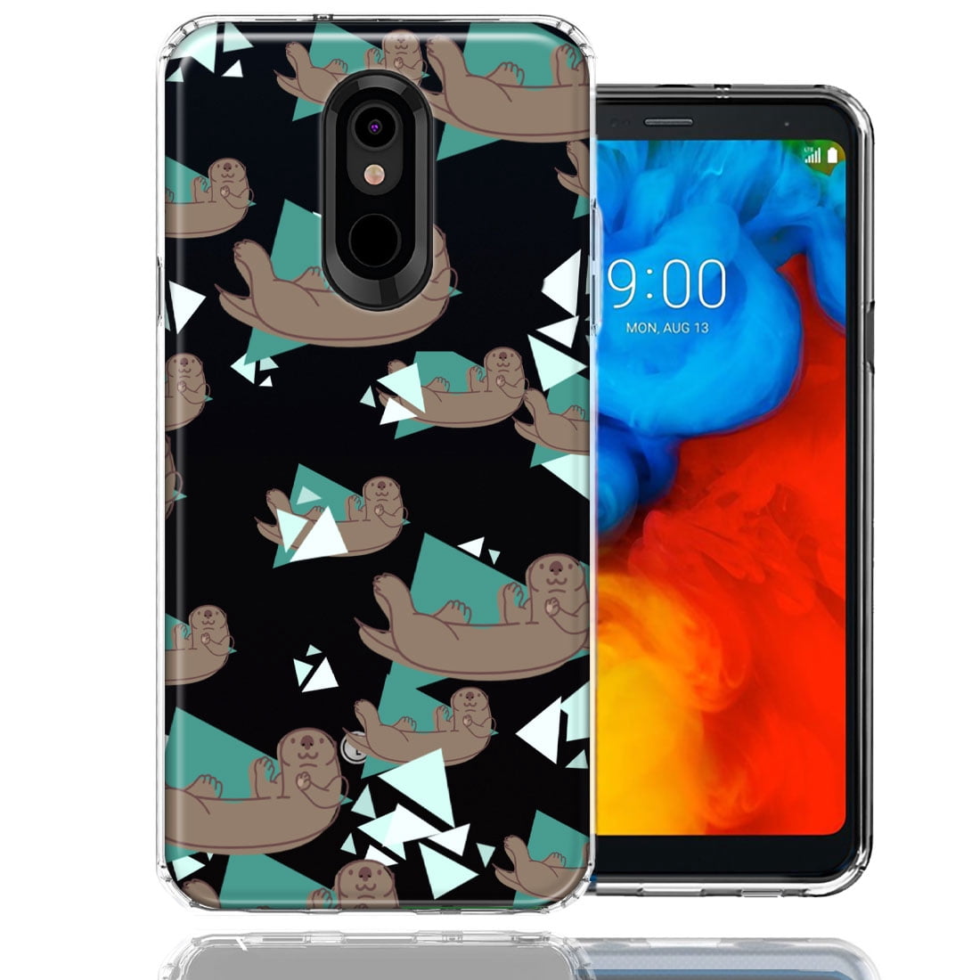 Custodia Fondina In Similpelle Premium T MAN Per LG K40 - Con Clip Metallo E Passante Cintura, Nera
