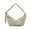 White, variant on Korean Styles Shoulder Bag for Women Pleated Dumplings Bag Crossbody Bag Retro Handbag Croissants Bag Messengers Bag