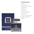 thumbnail image 3 of Perfume Auraa Desire Sapphirus Extrait De Perfume 100 ml para hombre, 3 of 7