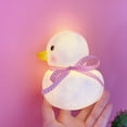 thumbnail image 5 of Lámpara de noche LED para dormitorio de niña, bonita lámpara de noche con forma de patito, adorno para dormitorio, regalo creativo, 5 of 5