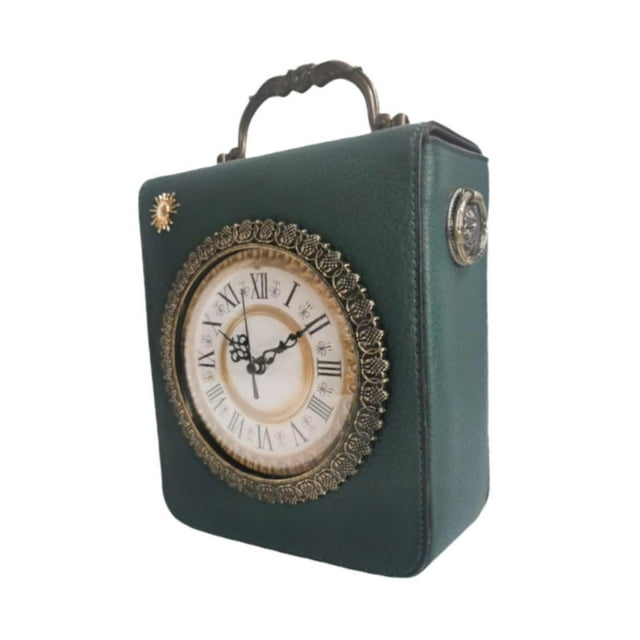 Bolso de hombro de Cuero para mujer Yinane cruzado informal para compras viajes de negocios Verde