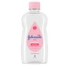Johnson's Baby Body Moisturizing Oil, Liquid Mineral Oil for Baby Massage, Original, 14 fl oz