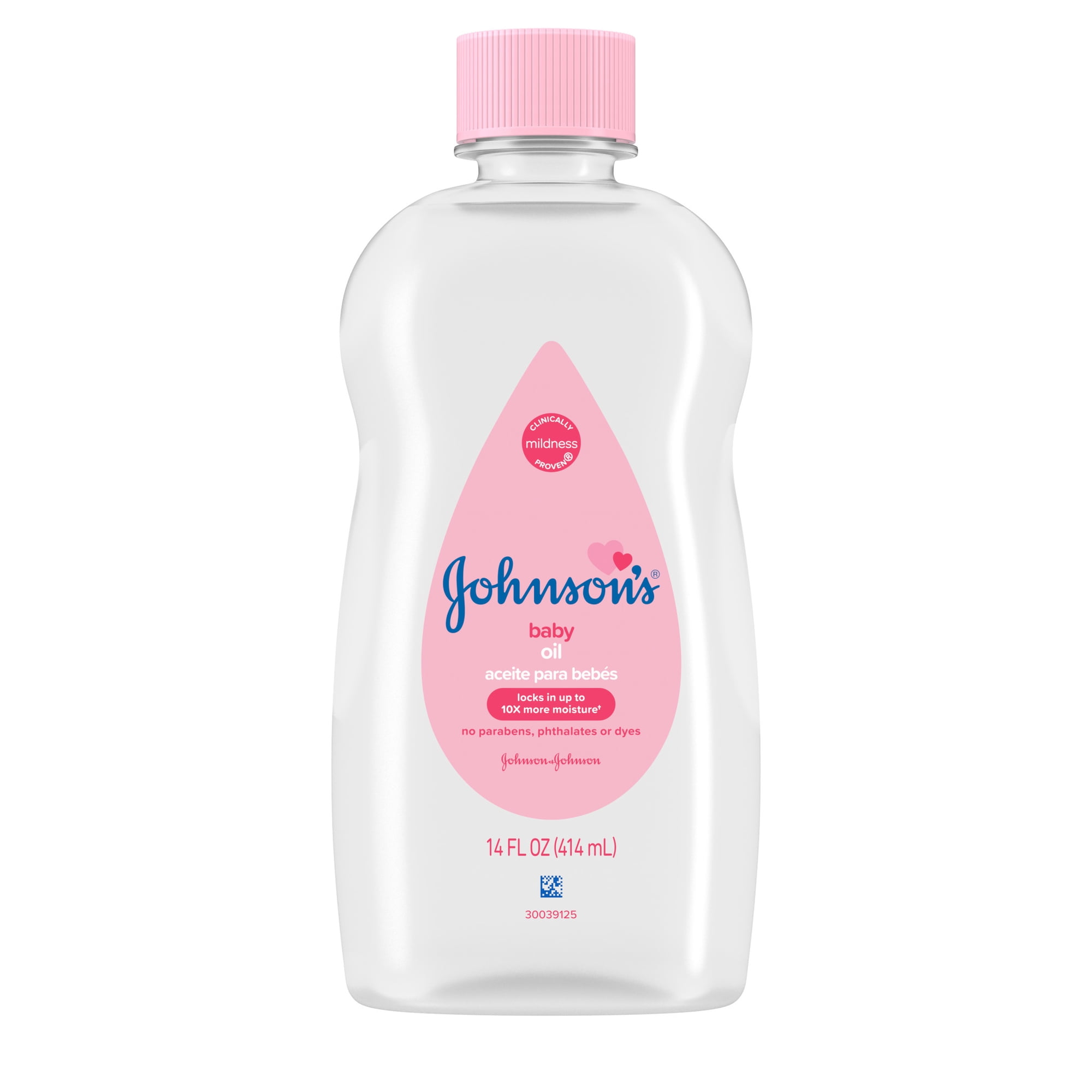 Johnson's Baby Body Moisturizing Oil, Liquid Mineral Oil for Baby Massage, Original, 14 fl oz