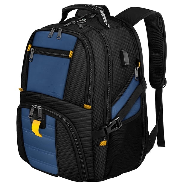 Mochila para portátil YOREPEK 18.4 con puerto de carga USB Roy Blue