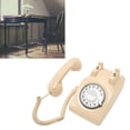 thumbnail image 4 of Vintage Landline Phone, Retro Telephone ABS Durable Mechanical Ringer Rotating Dial Keyboard Easy To Use  for Elderly for Office for Living Room White,Red,Beige, 4 of 8