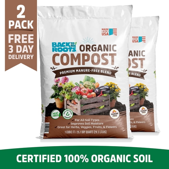 Back to the Roots Organic Compost Soil (2 1 cu.ft.)