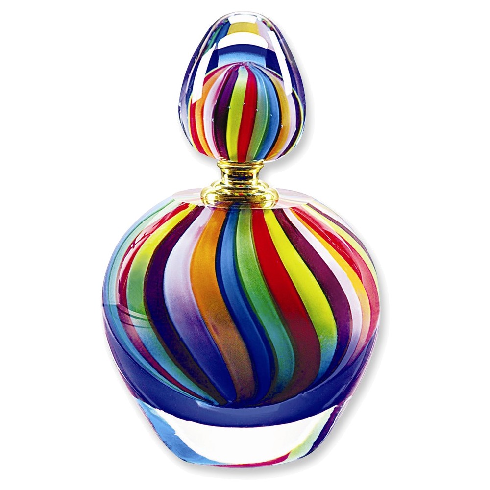 Badash Crystal Multicolor 7in Perfume Bottle