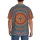 thumbnail image 3 of Fotbe Mandala Camisa Estampada de Manga Corta para Hombre, Casual de Verano, Estilo Playero, Sin Arrugas-Large, 3 of 5