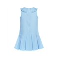 thumbnail image 3 of Girls Dress Pleated Blue Plaid Collar School Uniform 6 Years, 3 of 6