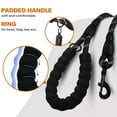 thumbnail image 6 of ZOUYUE Rope Dog Leash 6.5 FT with Comfortable Padded Handle, Highly Reflective Threads Dog Leash for Large/Medium Dogs, 1/2 inch, Multi-Color, 6 of 7