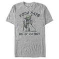 thumbnail image 4 of Men's Star Wars Yoda Says Do or Do Not  Graphic Tee Athletic Heather Small, 4 of 4
