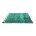 thumbnail image 2 of Ahgly Company Machine Washable Indoor Rectangle Persian Turquoise Blue Traditional Area Rugs, 4' x 6', 2 of 4