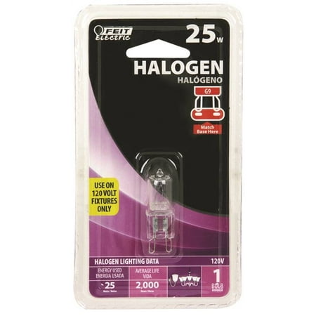 

BULB HALOGEN 2PN/G9 T4 CLR 25W