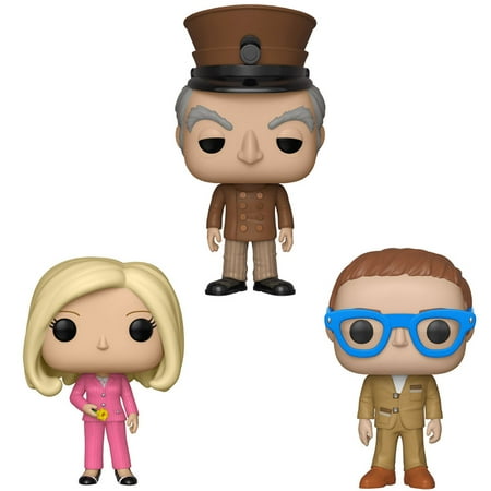Funko POP! Television - Thunderbirds Vinyl Figures - SET OF 3 (Brains, Parker & Lady Penelope