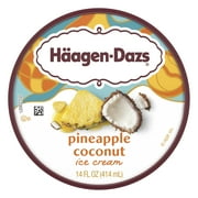 Haagen Dazs Pineapple Coconut Ice Cream, Gluten Free, Kosher, 14 oz