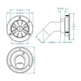 thumbnail image 5 of Inlet Filter Lockable  Water Inlet Filler Dustproof RV Parts Filler Neck RV Boat Camper Trailer White Caravan Accessories ,Durable Material, 5 of 6