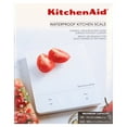 thumbnail image 3 of KitchenAid 11LB Waterproof Kitchen Scale White, 3 of 15