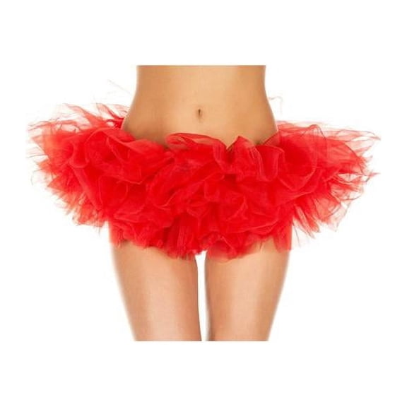 Music Legs Women's Tutu Petticoat - Red 239-RED