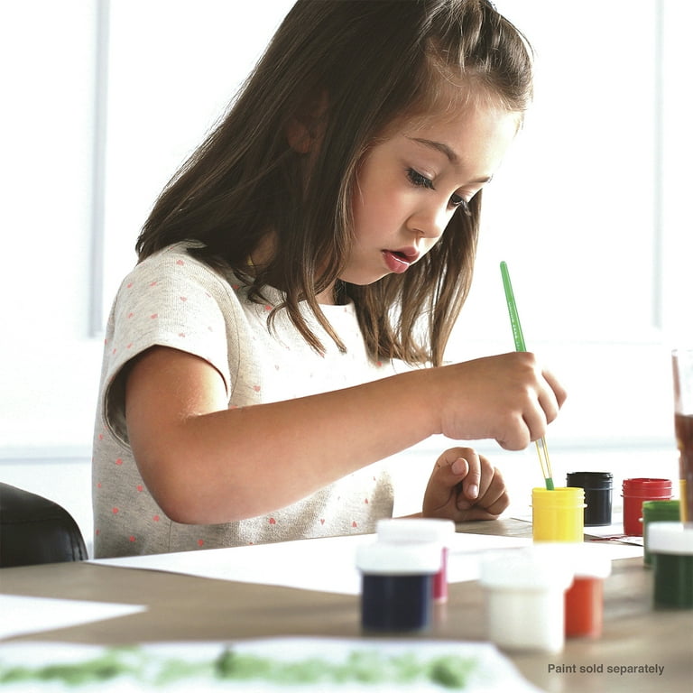 U.S. Art Supply 12-Piece Round Children's Tempera Paint Brush Set in 3  Sizes, 4 Small, 4 Medium, 4 Large - Fun Kid's Party, School, Student, Class  Craft Painting - Beginners Starter Painting Brush Kit 