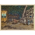 thumbnail image 3 of Onchi Kōshirō 14x11 Black Modern Framed Museum Art Print Titled - Ueno Zoo, from the Series ‘Recollections of Tokyo- (1945), 3 of 5