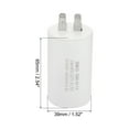 thumbnail image 2 of CBB60 30uF Running Capacitor,2pack AC250V 4 pins 50/60Hz Cylinder 1.52 x  2.54inch, 2 of 5