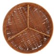thumbnail image 5 of Here's a refined and professional product description for your item:\n\n \n\n**Vintage Imitation Rattan Woven Storage Basket with Compartments –, 5 of 5