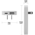 thumbnail image 2 of GALVANOX Type C Flat Wall Charger, Ultra Slim (Multi-Port Power Adapter) for iPhone 12/13/14/15 iPho, 2 of 6