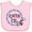 AD-Pink, variant on Inktastic Alaska Girl Forget-me-not Flower Girls Baby Bib