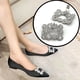 thumbnail image 5 of Clip de zapato cuadrado Clips decorativos de diamantes de imitación Hebilla de encanto de boda para mujer, 5 of 5