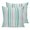 Grey Turquoise, variant on 26x26 Pillow Covers Set of 2, Grey Stripe Square Throw Pillow Covers for Couch/Sofa/Living Room, Farmhouse Minimalist Striped Decorative Soft Pillowcases for Couch Throw Pillows with Hidden Zipper