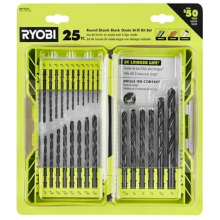 Ryobi masonry drill online bit set