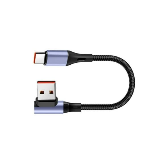 lanema Compact USB to Type C Fast Charging Cable Short Braided Cord 0.15m 0.30m Long