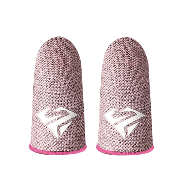 Flmtop Gaming Finger Sleeves Anti-slip Sweatproof Ultra-thin Touch Screen Gloves Fingertip Cover for Mobile Game