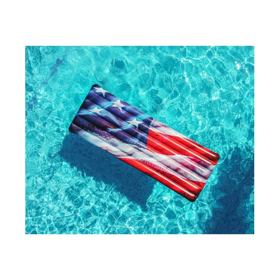 PoolCandy Stars & Stripes Deluxe Mattress Pool Raft