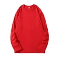 thumbnail image 6 of LEKWK Men's Casual Long Sleeve T-Shirts Crewneck Basic Pullover Tops Classic Fit Lightweight Breathable Athletic Activewear for Fall Workout Gym Wear White L, 6 of 8