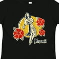 thumbnail image 4 of Inktastic Retro Hula Girl Girls Toddler T-Shirt, 4 of 5